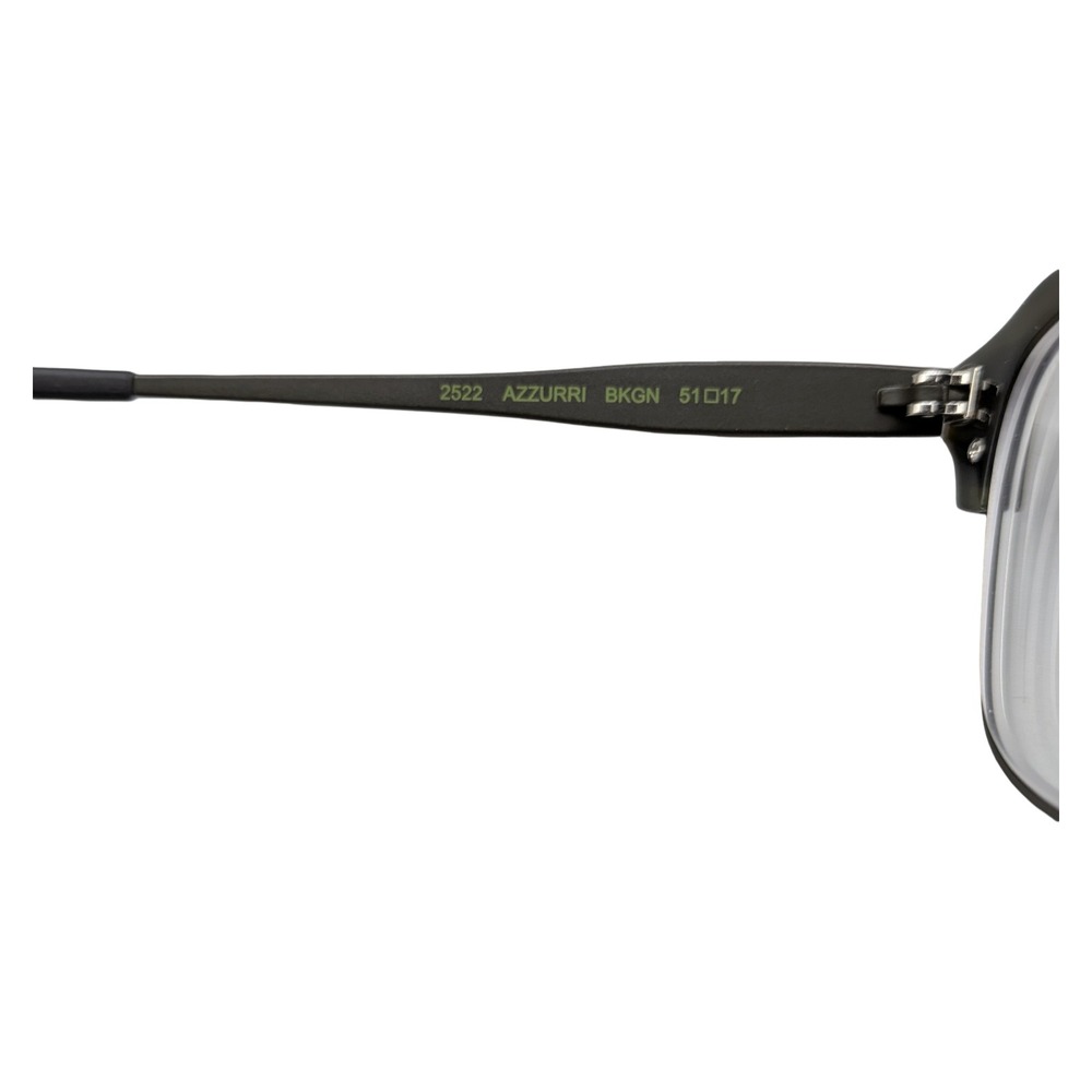 Bevel Azzurri 2522 BKGN Eyeglasses Black Green Cat Eye Frames Japan 51-17 - Picture 5 of 5